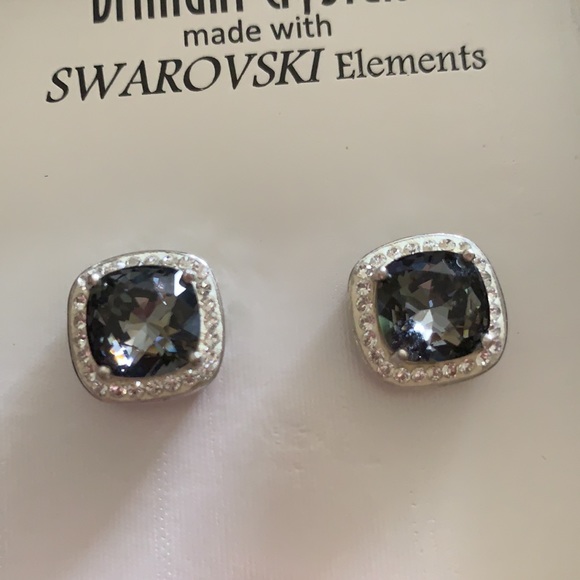 •Brilliant crystals made with Swarovski earrings • - Picture 2 of 4